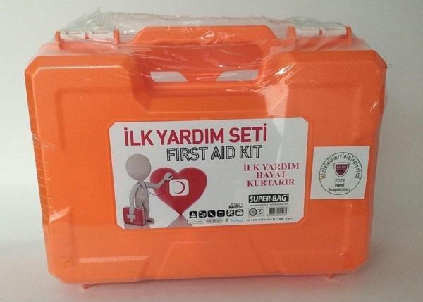 Abnturk Ilk Yardım Çantası Seti 330 X 250 X 130 H Mm Süper Bag First Aid Kit - Image 1