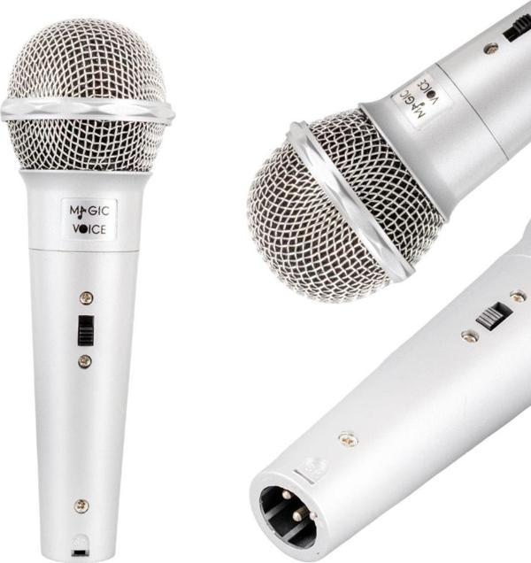 Magnesia Mv-4676 Dinamik Gri Kablolu El Mikrofonu - Image 1