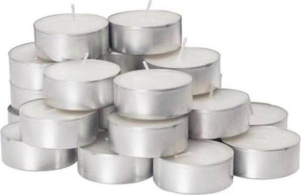 Partioutlet Beyaz Tealight Mum 25 Li - Image 1