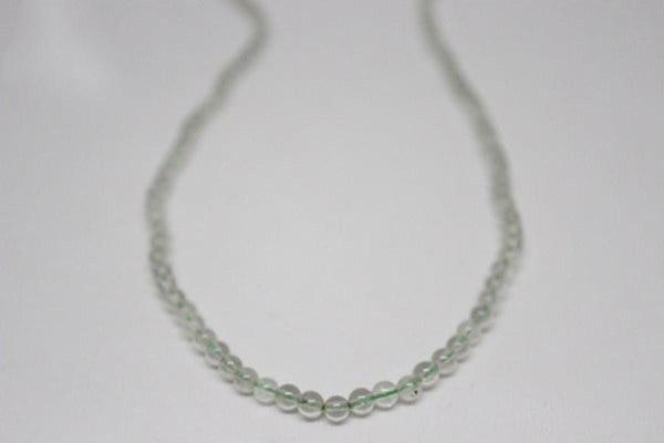 Florit Taşı Şeffaf Renk Yarım Dizi 4mm (18cm Uzunluğundadır) - Image 1