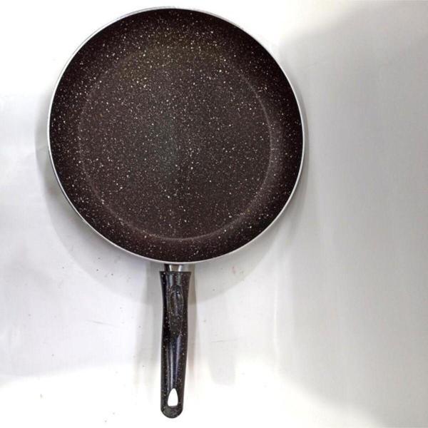 Abnturk Mükemmel Kalite Granit Büyük Boy 32 Cm Çapında 3 Mm Aliminyum Granit Kaplama Saplı Kızartma Tavası - Image 1