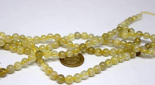 Gold Beril Taşı 8mm/2 Adet - Image 1