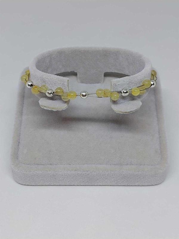 Gold Beril Taşı Bileklik 4mm - Image 1