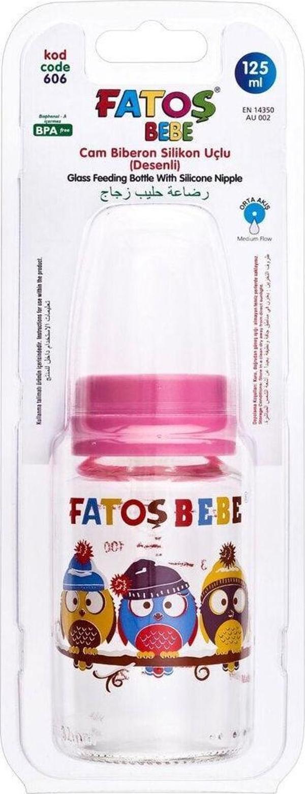 Abnturk Silikon Uçlu Cam Ve Pp Biberon 125 Ml - Image 1