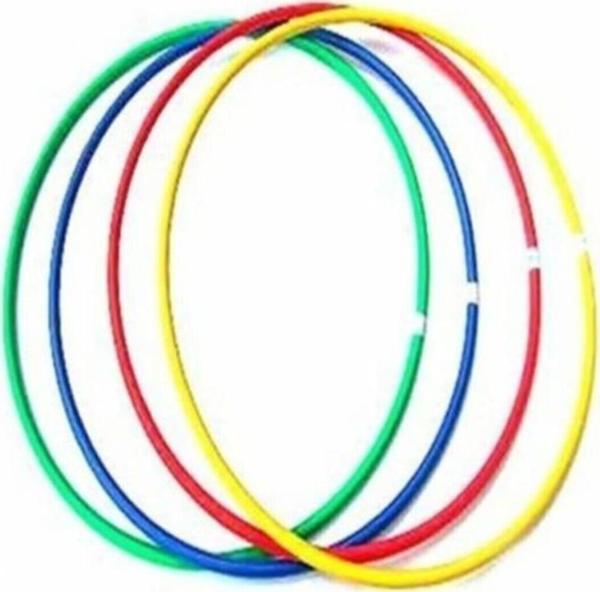 Abnturk 3 Adet Bel Çevirme Çemberi Hulahop Renkli Hula Hop 48 Cm Hulalop Çember Jimnastik Çemberi Hulohop - Image 1