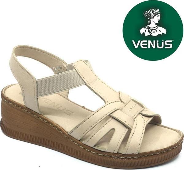 Venüs Tog Hakiki Deri Comfort Ortopedik Kadın Sandalet - Image 1
