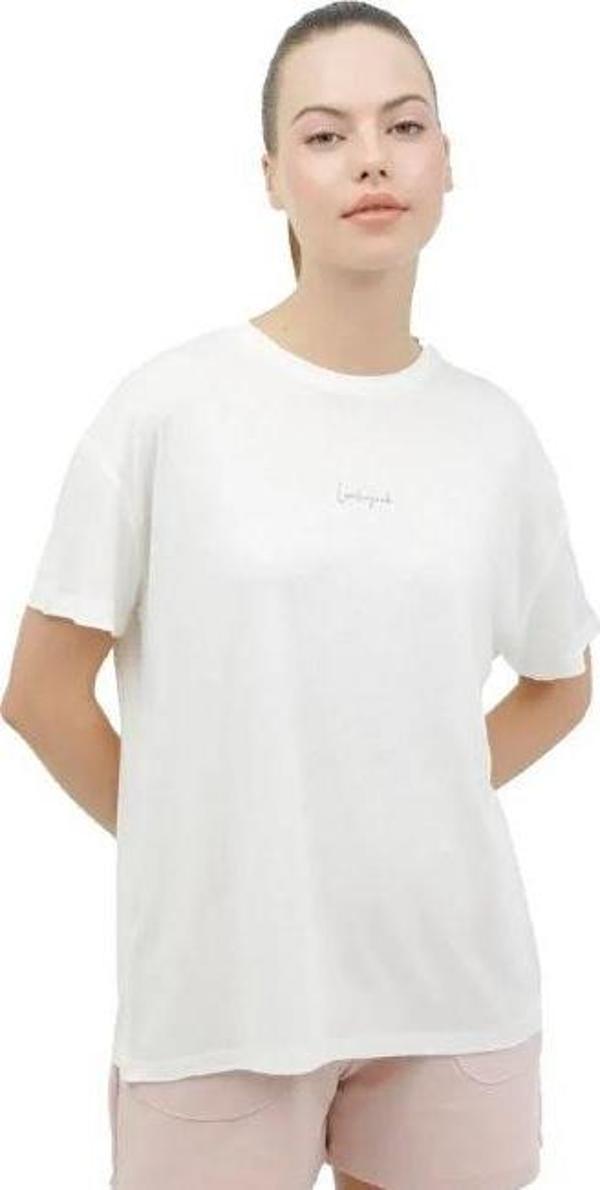 Lumberjack WL CALI 11LAM102 Ekru Kadın Kısa Kol T-Shirt Kadın Tişört - Image 1