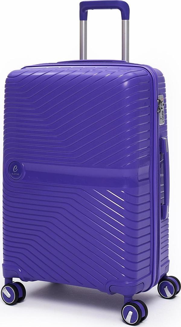 Elatae Exclusive Pro Polipropilen Orta Boy Kırılmaz Valiz Mor 5239 - Image 1