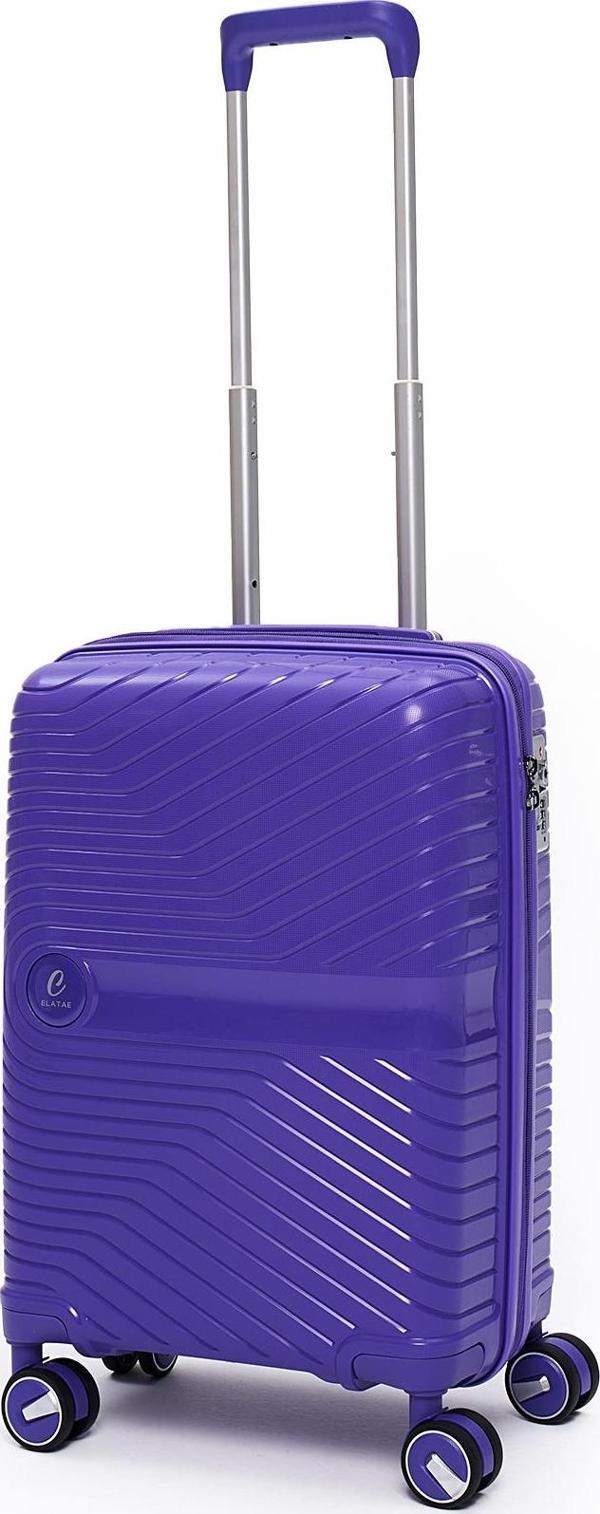 Elatae Exclusive Pro Polipropilen Kabin Boy Kırılmaz Valiz Mor 5239 - Image 1