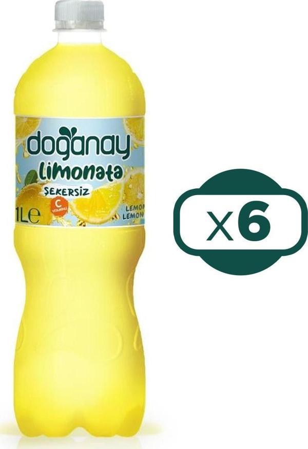 Doğanay Limonata Şekersiz 1 Lt X 6 Adet - Image 1