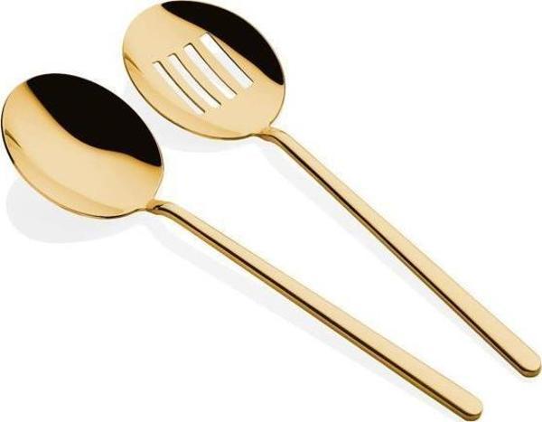 THE MİA SALATA SERVİS SETİ GOLD 2 PARÇA - Image 1