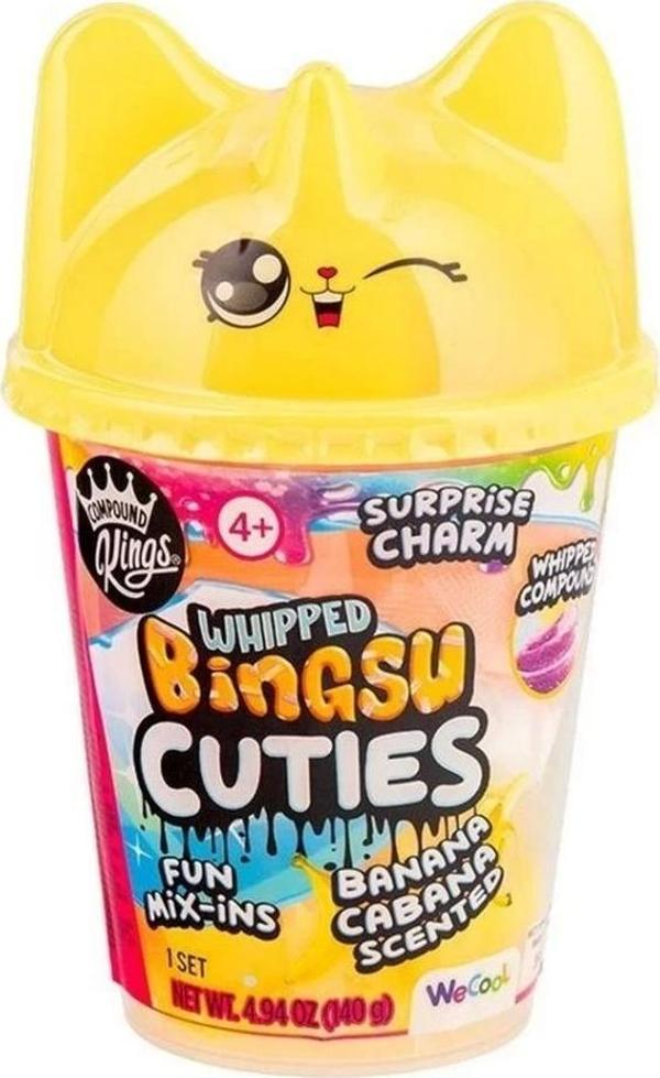 Eğitici Çocuk Compound Kings Whipped Bingsu Cuties Slime Muz Kokulu 140 gr - Image 1
