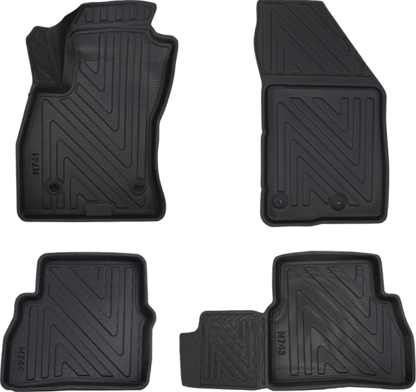 Fiat Doblo 2010-2015 Uyumlu 4D Premium Havuzlu Paspas Bizymo - Image 1