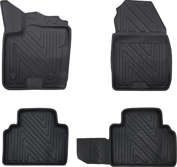 Ford Courier 2014-2023 Uyumlu 4D Premium Havuzlu Paspas Bizymo - Image 1