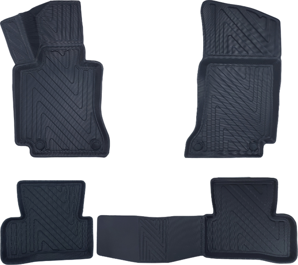 Mercedes C Serisi W205 2014-2021 Uyumlu 4D Premium Havuzlu Paspas Bizymo - Image 1