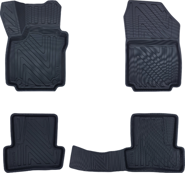 Renault Clio 4 2012-2019 Uyumlu 4D Premium Havuzlu Paspas Bizymo - Image 1