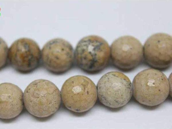 Jasper Taşı Faset Kesim Dizi 12mm (9943) - Image 1