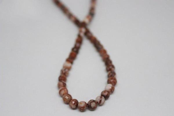 Jasper Taşı Faset Kesim Yarım Dizi 6mm (9882) (18cm Uzunluğundadır) - Image 1