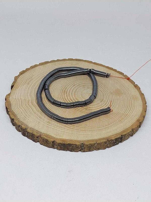 Hematit Taşı Dizi 6*1mm (36805) - Image 1