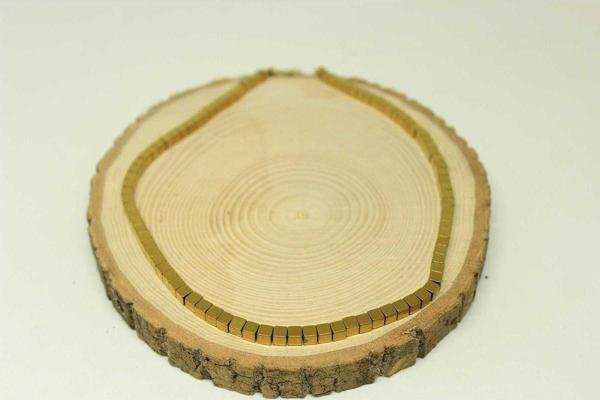 Hematit Taşı Küp Şekilli 4mm Dizi (24440) - Image 1