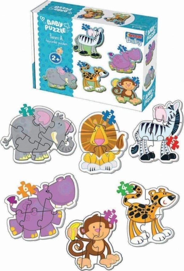 Mdrandy Baby Puzzle Benim Ilk Hayvanlarım - Image 1