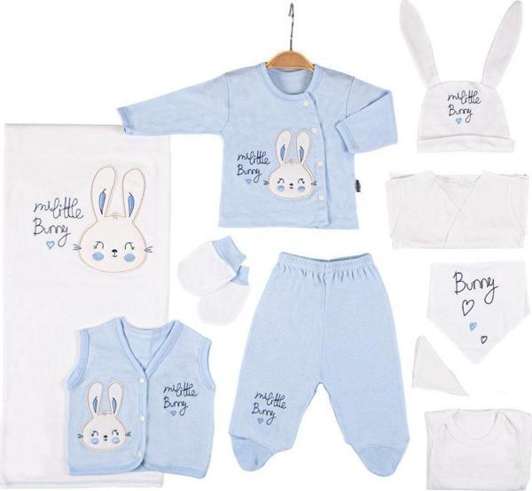 Mdrandy Bunny Nakışlı 10'Lu Zıbın Seti - Image 1
