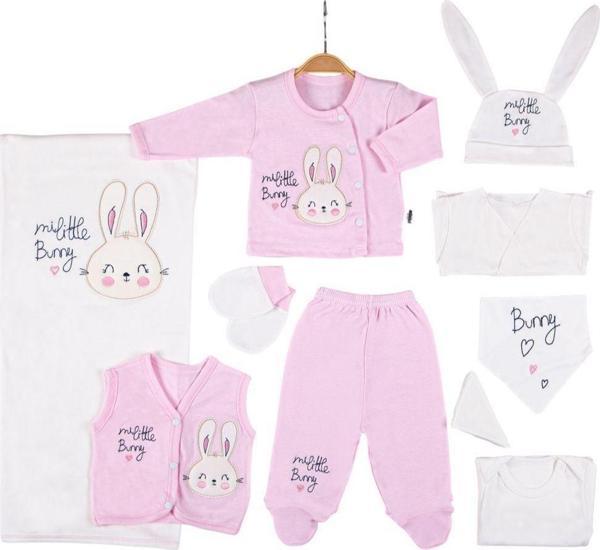 Mdrandy Bunny Nakışlı 10'Lu Zıbın Seti - Image 1