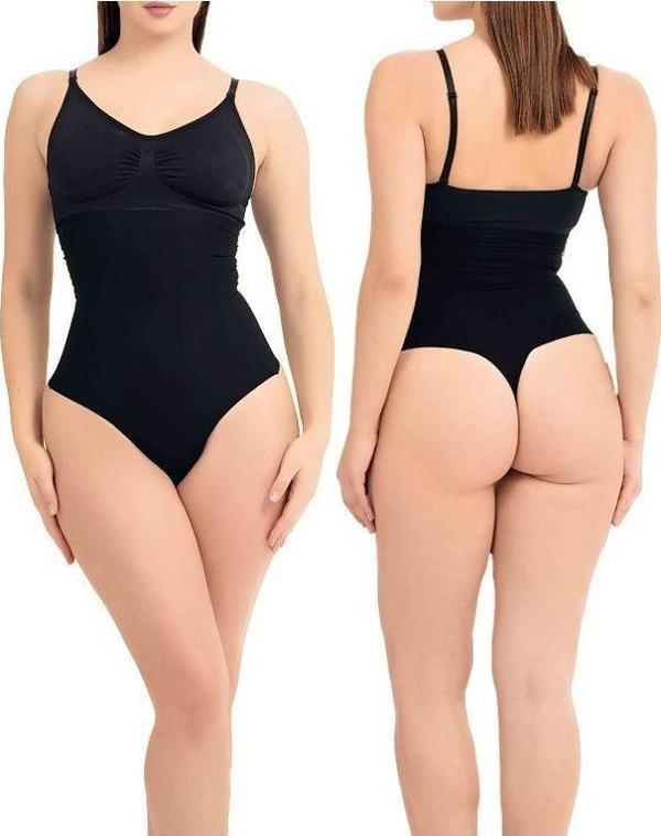 Mdrandy Lazer Yüksek Bel Tanga Korse (1 Beden Küçültür.) - Image 1