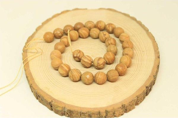 Jasper Taşı YARIM Dizi 11.5-12mm Aralığı (25840) (18cm uzunluğundadır) - Image 1