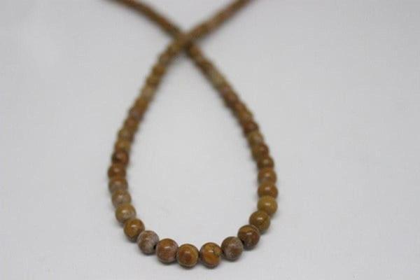 Jasper Taşı Yarım Dizi 6mm (9870) (18cm Uzunluğundadır) - Image 1