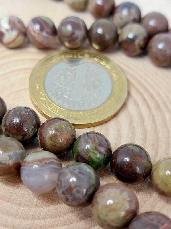 Jasper Taşı YARIM Dizi 8-8,5mm Aralığı (43140) (18cm uzunluğundadır) - Image 1
