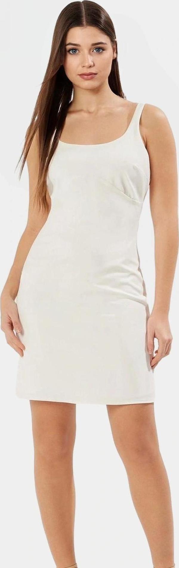 Bodycon Mini Elbise Dokuma Kumaştan Vücudu Saran Şık Tasarım Dayanıklı Malzeme Seçkin - Image 1