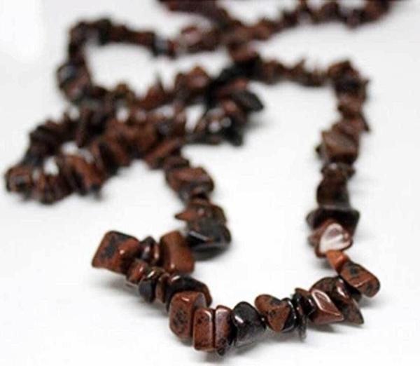 Kahverengi Obsidyen Kırık Doğal Taş Dizisi - Image 1