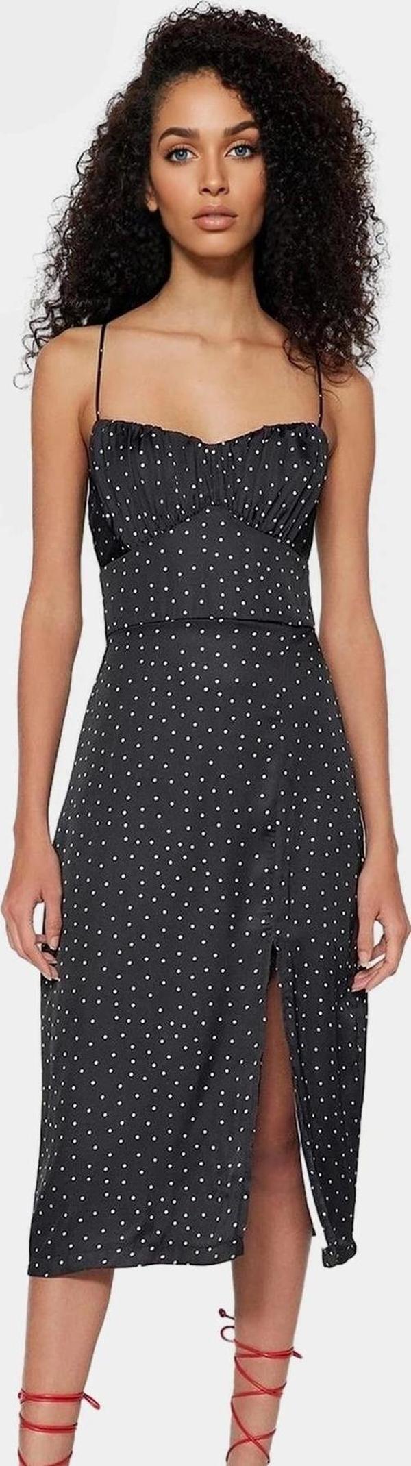 Zarif Leopar Desenli Midi Bodycon Elbise Profesyonel Görünüm Şık Özel Tasarım - Image 1