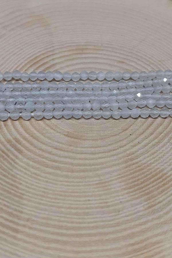 Kristal Kuvars Taşı YARIM Dizi 3mm (17cm uzunluğundadır) - Image 1