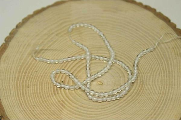 Kristal Kuvars Taşı YARIM Dizi 3mm (17cm uzunluğundadır) - Image 1