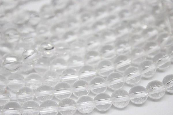Kristal Kuvars Taşı Yarım Dizi 5mm (18cm Uzunluğundadır) - Image 1