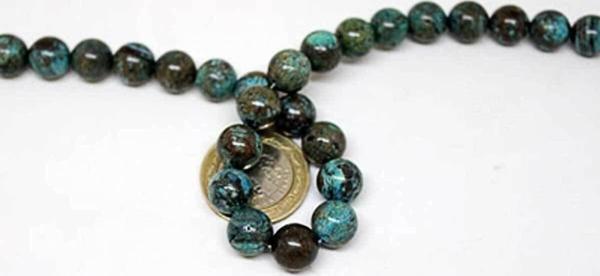 Krizokol Taşı Dizi 10mm (BOYALIDIR) - Image 1