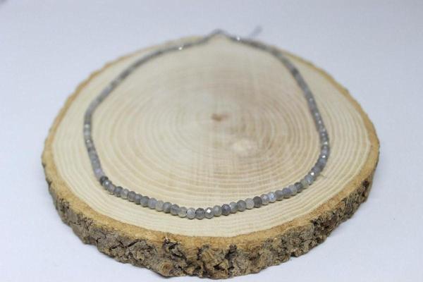 Labradorit Taşı Rondela Faset Kesim 3.5*2.5mm Dizi - Image 1