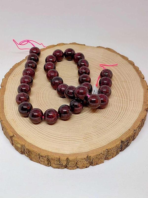 Lal (Garnet – Granat ) Taşı Dizi 12mm - Image 1