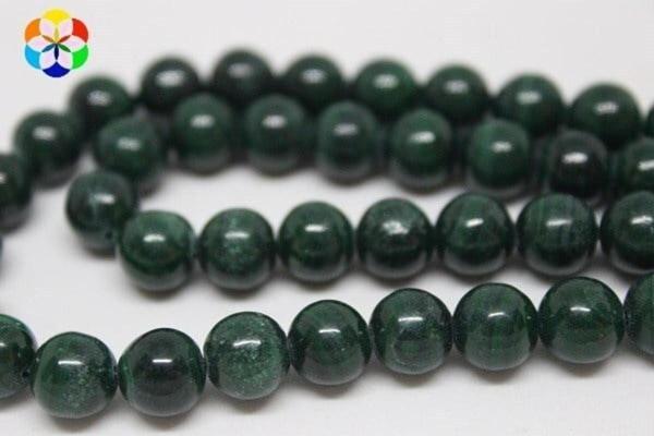 Malakit Taşı Royal Quality Yarım Dizi 7-8mm (18cm Uzunluğundadır) - Image 1