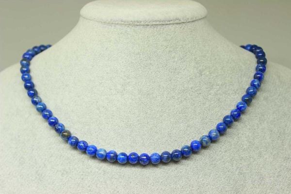 Lapis Taşı Kolye 6mm (klipsli) - Image 1