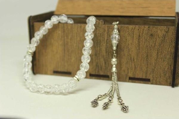 Necef Taşı Tesbih 8mm Ahşap Kutulu - Image 1