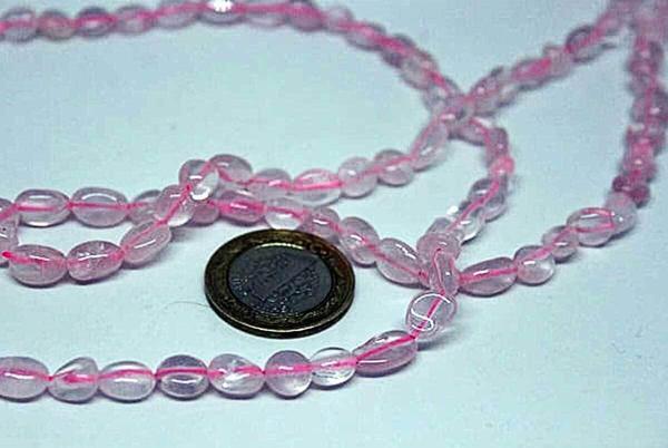 Pembe Kuvars Doğal Taş/4 Adet - Image 1