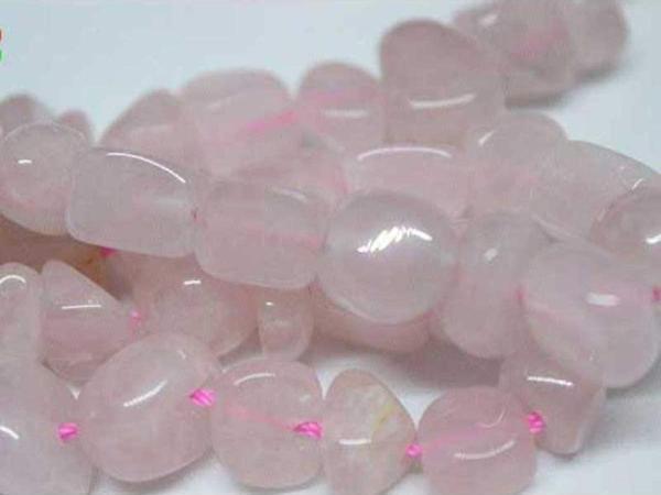 Pembe Kuvars Doğal Tımbıl Taşlar Dizi - Image 1