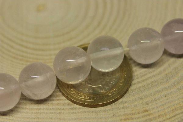Pembe Kuvars Taşı Açık Renkli 12mm/2 Adet - Image 1