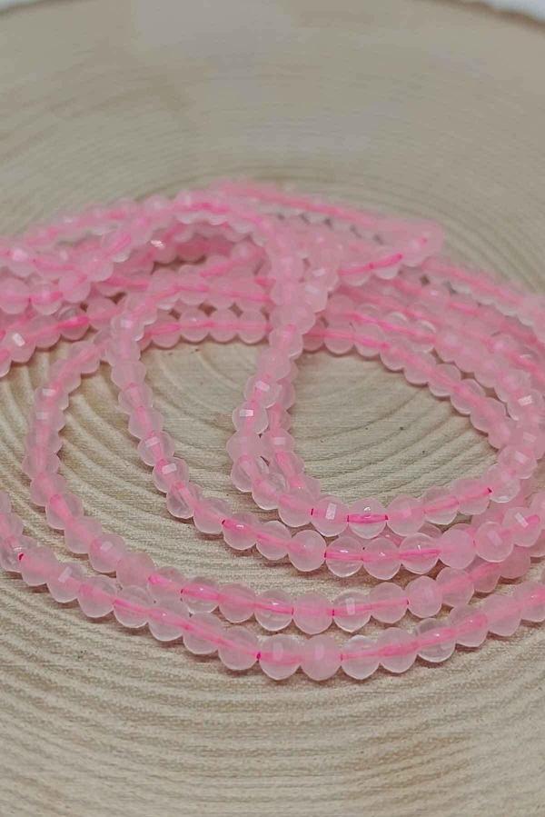 Pembe Kuvars Taşı Dizi 3mm - Image 1