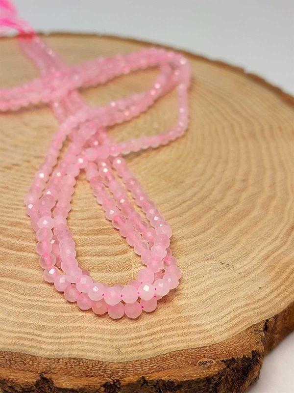 Pembe Kuvars Taşı Dizi 3mm (41245) - Image 1