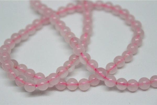 Pembe Kuvars Taşı Dizi 4mm - Image 1