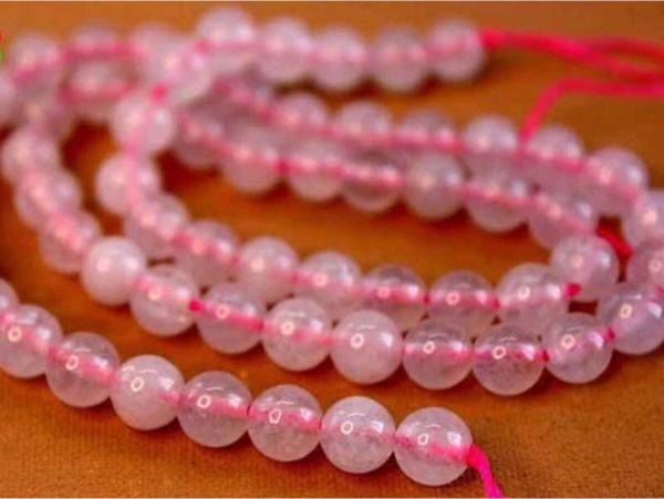 Pembe Kuvars Taşı Dizi 6mm - Image 1